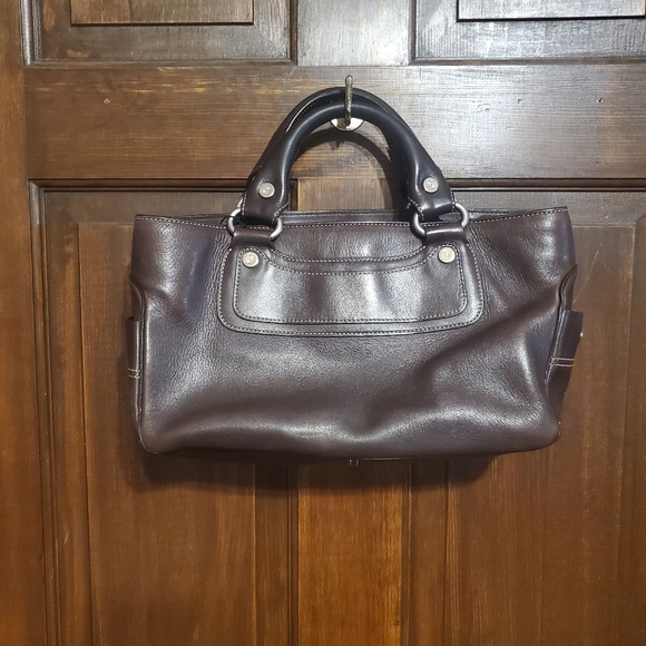Celine Brown Leather Boogie Bag - Picture 4 of 8